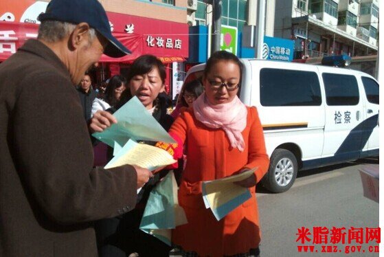 银城社区开展在职党员进社区法律宣传