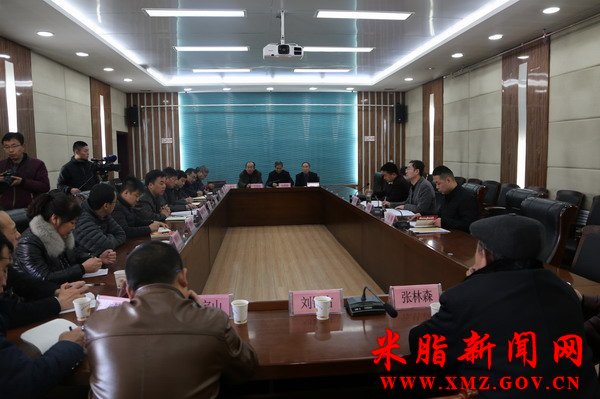 市老干局来米检查指导老干部工作